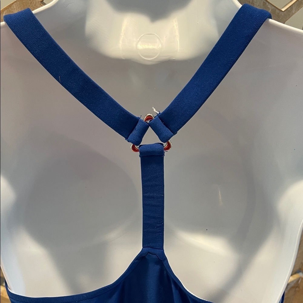 Aqua Green Coloeful Swim Top - Picture 6 of 10